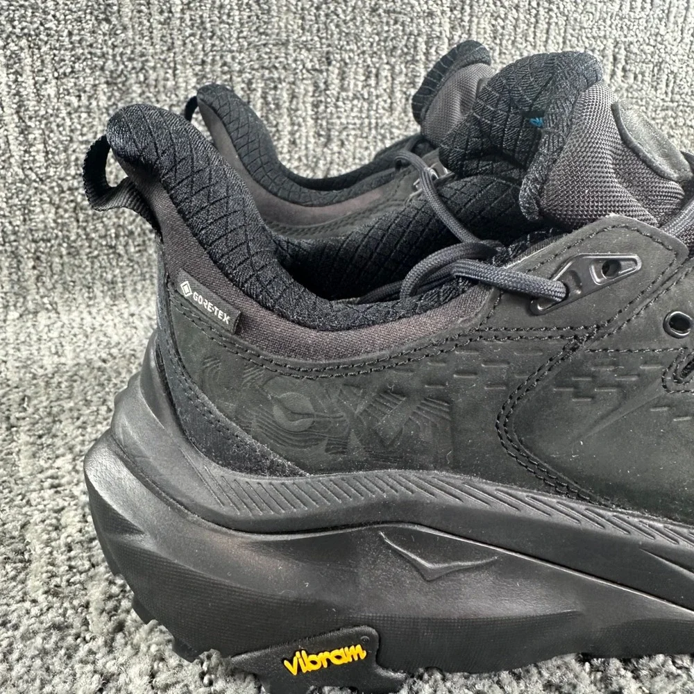 Hoka One One Kaha 2 Low GTX Black Hiking Shoes 1123191 Mens 9 / Womens 10.5